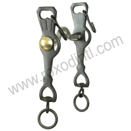 Spanish Curb Bit with black Shank