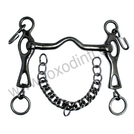 Portugese Curb Bit Black